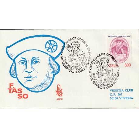 1982 FDC VENETIA 539/IT ITALIA FRANCESCO TASSO MF80881