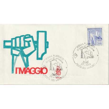 1983 FDC VENETIA 552/IT ITALIA FESTA DEL LAVORO MF80894