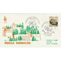 1984 FDC VENETIA 570/IT ITALIA ROCCA SINIBALDA L.550 MF80912