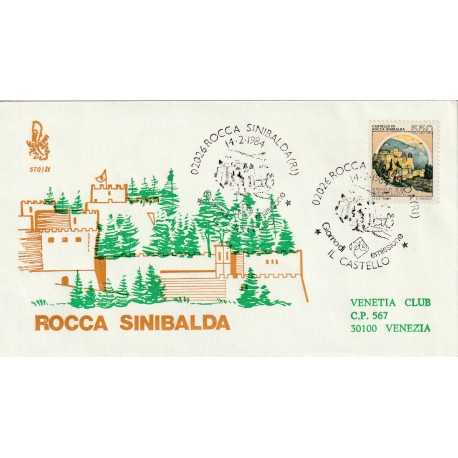 1984 FDC VENETIA 570/IT ITALIA ROCCA SINIBALDA L.550 MF80912