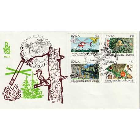 1984 FDC VENETIA 574/IT ITALIA SALVAGUARDIA DELLA NATURA MF80916