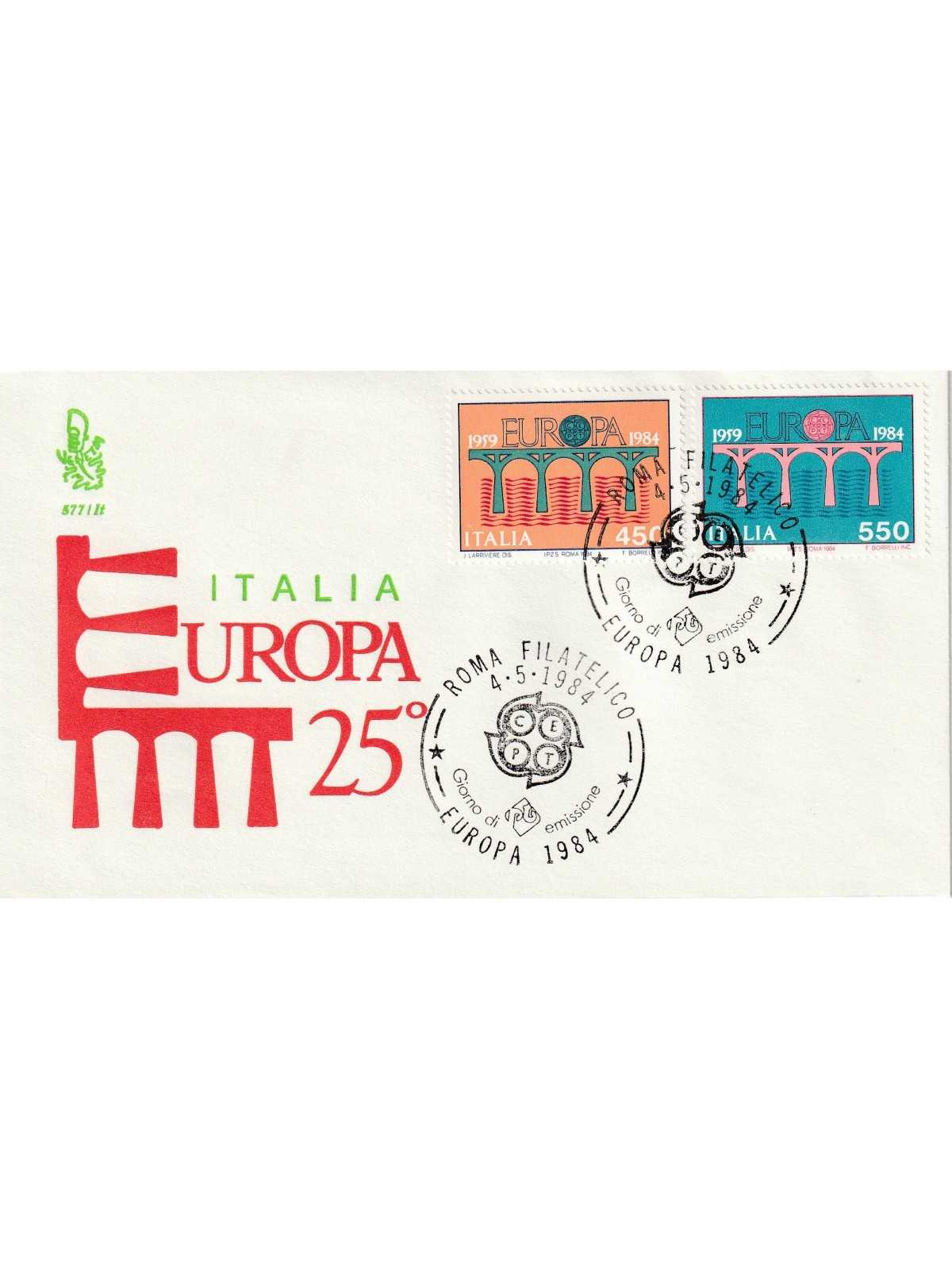 1984 FDC VENETIA 577/IT ITALIA EUROPA 1984 MF80919