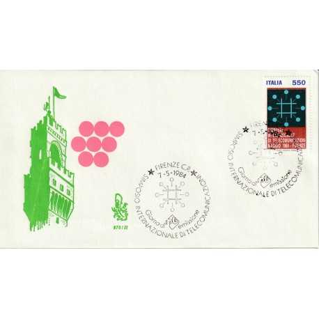 1984 FDC VENETIA 578/IT ITALIA SIMPOSIO INTERNAZIONALE DI TELECOM. MF80920