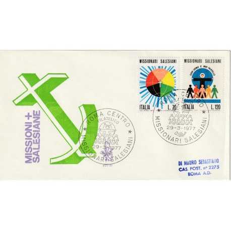 1977 FDC VENETIA 427/IT ITALIA MISSIONARI SALESIANI MF80929