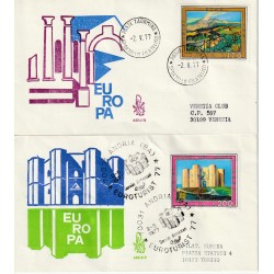 1977 FDC VENETIA 429-1-2/IT ITALIA EUROPA 1977 MF80931