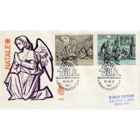 1977 FDC VENETIA 440/IT ITALIA NATALE 1977 MF80942