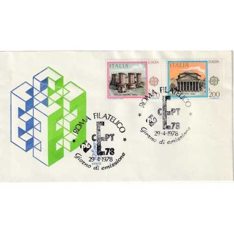 1978 FDC VENETIA 444/IT ITALIA EUROPA 1978 MF80946