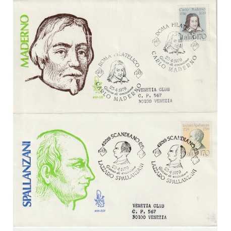 1979 FDC VENETIA 466 1-2-3-4-5/IT ITALIA SERIE ARTISTI VII MF80968