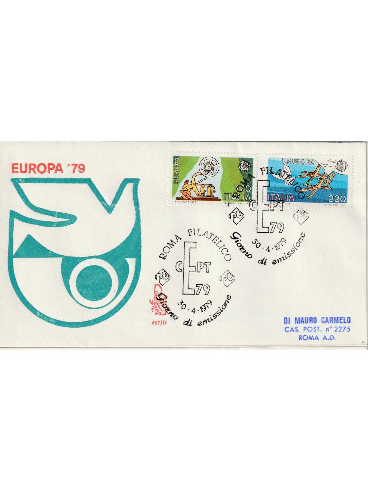 1979 FDC VENETIA 467/IT ITALIA EUROPA '79 MF80969