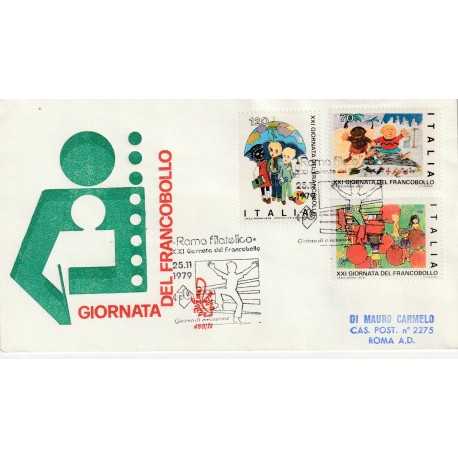 1979 FDC VENETIA 480/IT ITALIA GIORNATA DEL FRANCOBOLLO MF80982