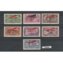 1929 SIRIA SYRIE ESPOSITION INDUSTRIELLE 7 V MNH YV N 43/49 MF54950