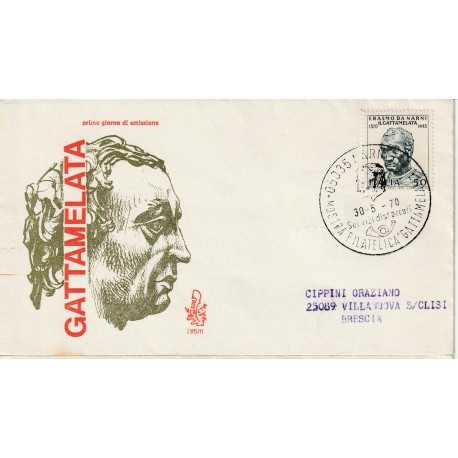 1970 FDC VENETIA 295/IT ITALIA GATTAMELATA MF80995