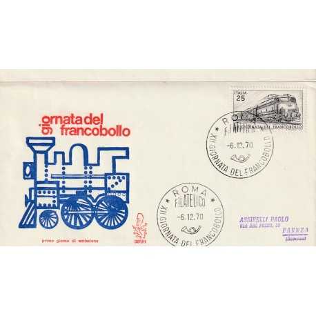 1970 FDC VENETIA 306/IT ITALIA GIORNATA DEL FRANCOBOLLO MF81006