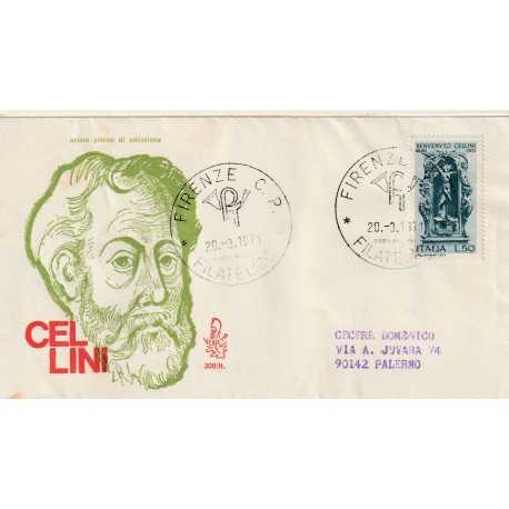 1971 FDC VENETIA 308/IT ITALIA CELLINI MF81008