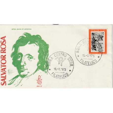 1973 FDC VENETIA 342/IT ITALIA SALVATOR ROSA MF81042