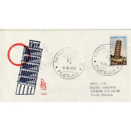 1973 FDC VENETIA 356/IT ITALIA LA TORRE DI PISA MF81056