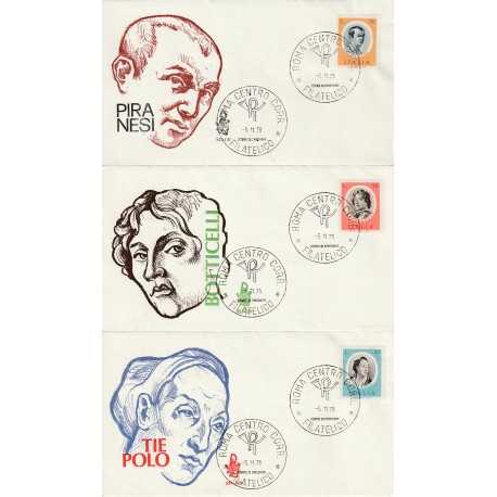 1973 FDC VENETIA 357-1-2-3-4-5/IT ITALIA SERIE ARTISTI I MF81057