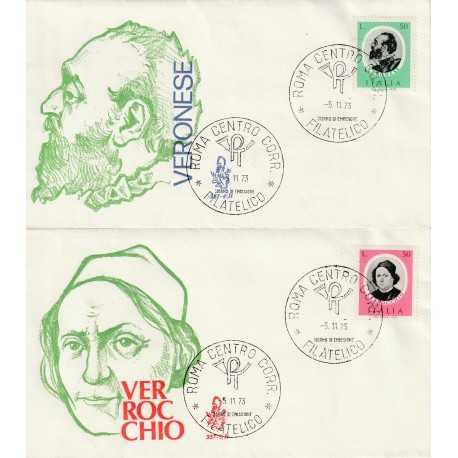 1973 FDC VENETIA 357-1-2-3-4-5/IT ITALIA SERIE ARTISTI I MF81057