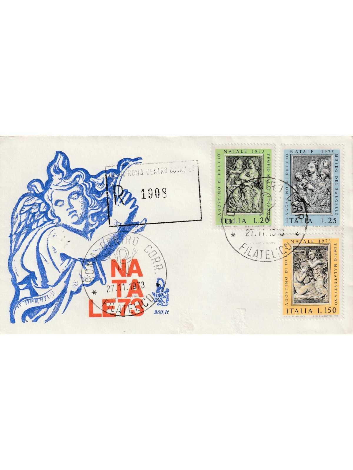 1973 FDC VENETIA 360/IT ITALIA NATALE 1973 MF81060