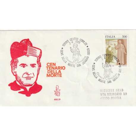 1988 FDC VENETIA 655/IT ITALIA CENT. MORTE SAN GIOVANNI BOSCO MF81072