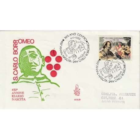 1988 FDC VENETIA 672/IT ITALIA SAN CARLO BORROMEO MF81089