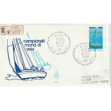 1989 FDC VENETIA 679/IT ITALIA CAMP. MOND. DI VELA MF81097