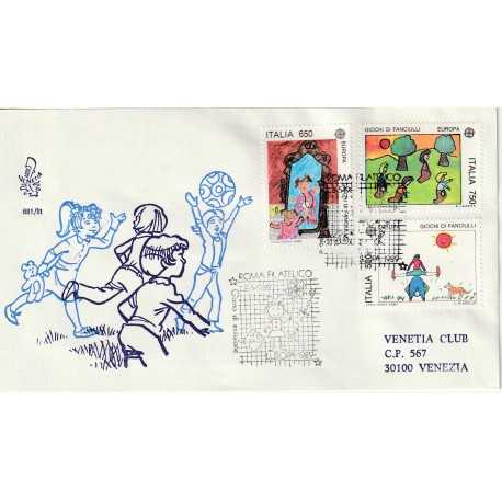 1989 FDC VENETIA 681/IT ITALIA EUROPA 1989 MF81099