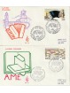 1989 FDC VENETIA 693 1-2/IT ITALIA SERIE LAVORO ITALIANO MF81112