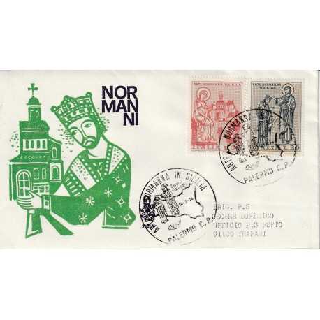 1973 FDC VENETIA 362/IT ITALIA ARTE NORMANNA IN SICILIA MF81116