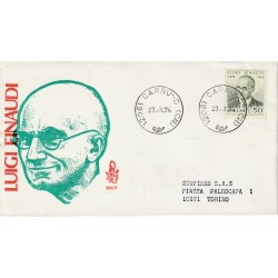 1974 FDC VENETIA 366/IT ITALIA LUIGI EINAUDI VIAGGIATA MF81118