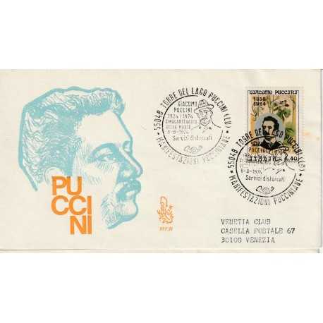 1974 FDC VENETIA 377/IT ITALIA PUCCINI VIAGGIATA MF81129