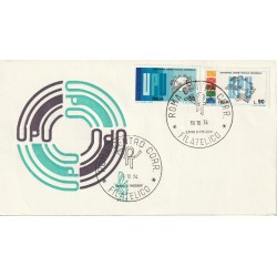 1974 FDC VENETIA 381/IT ITALIA CENT. UNIONE POSTALE UNIV. MF81133
