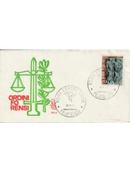 1974 FDC VENETIA 384/IT ITALIA ORDINI FORENSI VIAGGIATA MF81136