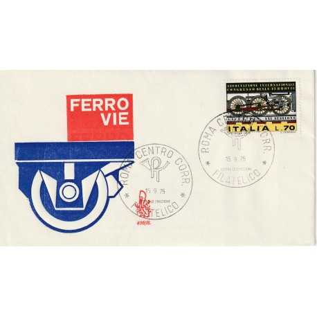 1975 FDC VENETIA 400/IT ITALIA FERROVIE VIAGGIATA MF81152