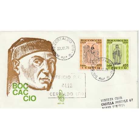 1975 FDC VENETIA 407/IT ITALIA BOCCACCIO MF81159