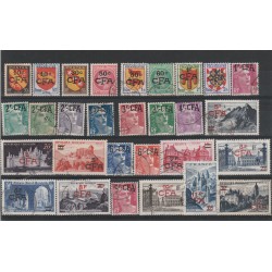 REUNION 1949-52 SOPRASTAMPATI C F A 29 VAL USATI MF55004