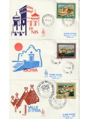 1976 FDC VENETIA 412-1-2-3/IT ITALIA SERIE TURISTICA III MF81164