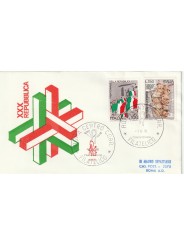 1976 FDC VENETIA 414/IT ITALIA XXX REPUBBLICA VIAGGIATA MF81166