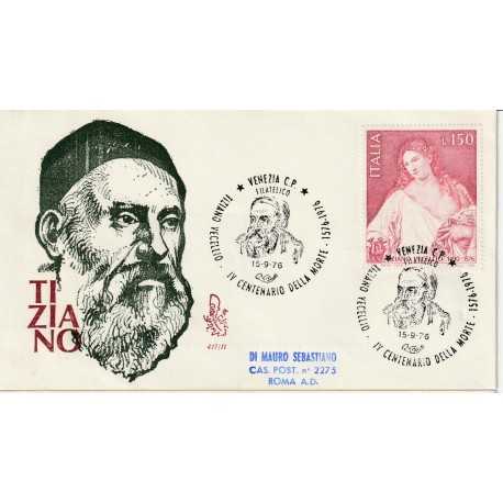 1976 FDC VENETIA 417/IT ITALIA TIZIANO VECELLIO VIAGGIATA MF81169