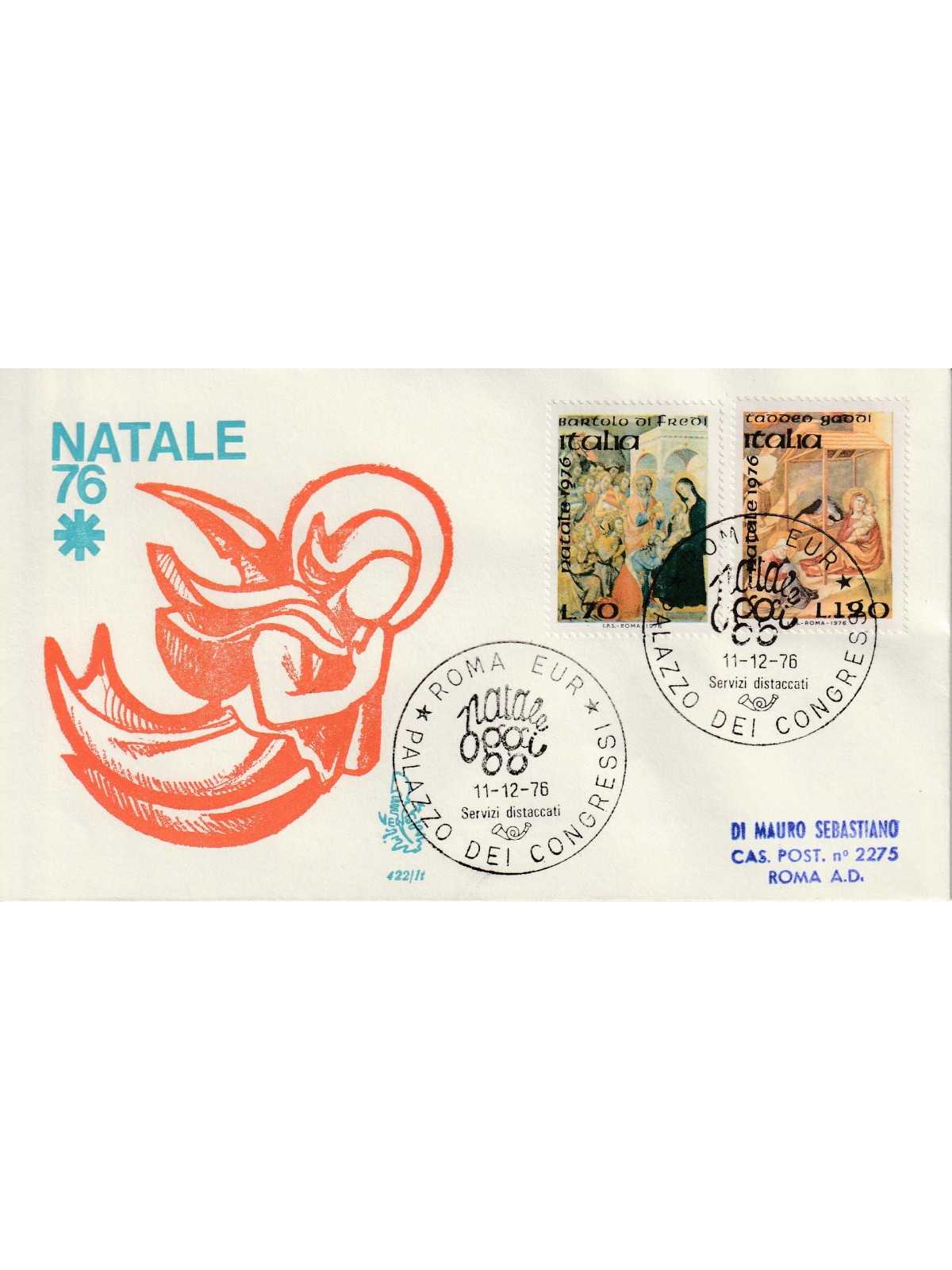 1976 FDC VENETIA 422/IT ITALIA NATALE 1976 MF81174