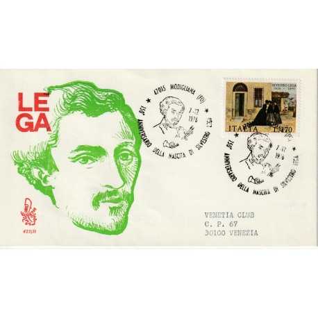 1976 FDC VENETIA 423/IT ITALIA150 ANN. NASCITRA SILVESTRO LEGA MF81175