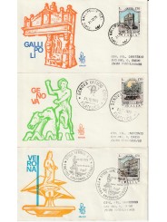 1976 FDC VENETIA 424-1-2-3/IT ITALIA SERIE FONTANE IV MF81176