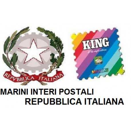 2017 FOGLI COMPLEMENTARI MARINI ITALIA INTERI POSTALI MOD KING NUOVO
