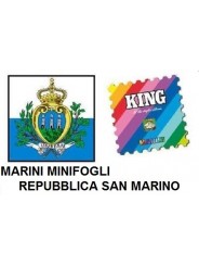 2017 FOGLI COMPLEMENTARI MARINI SAN MARINO BLOCCO PRIMA EMISSIONE MOD KING NUOVO