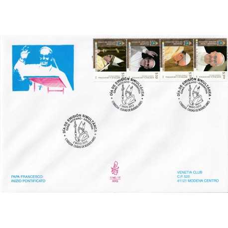 2013 FDC VENETIA 1746/IT ARG PAPA FRANCESCO BF MF81181