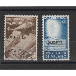 1951 TRIESTE A AMG-FTT FIERA DI MILANO 2 VAL USATI MF55119