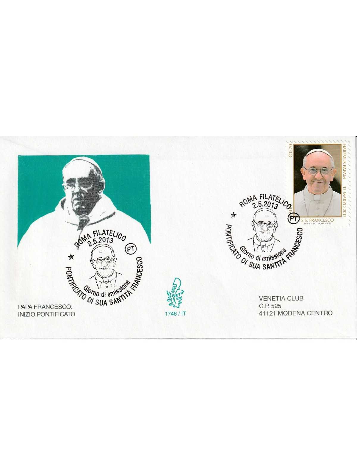 2013 FDC VENETIA 1746/IT ITALIA PAPA FRANCESCO: INIZIO PONT. MF81226