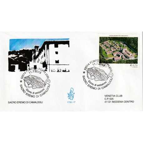 2013 FDC VENETIA 1758/IT ITALIA SACRO EREMO DI CAMALDOLI MF81237