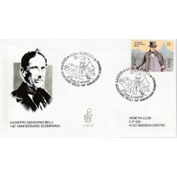 2013 FDC VENETIA 1778/IT ITALIA GIUSEPPE GIOACHINO BELLI 150 SCOMP. MF81252