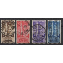 1936 REGNO SERIE SALONE AERONAUTICO 4 VALORI USATI MF53151